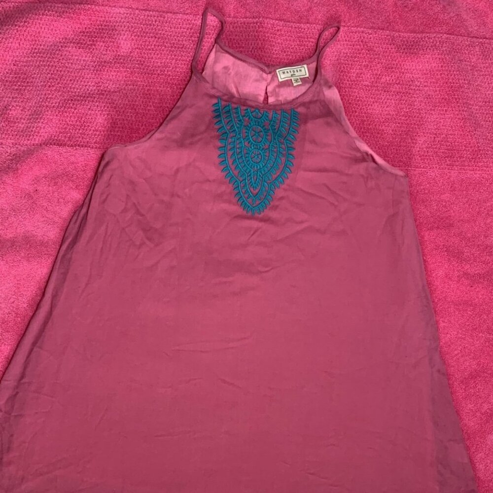 Hayden Girls Spaghetti Strap Dress, Pink, Sz 11/12